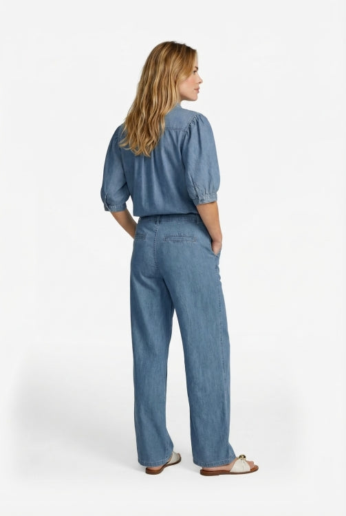 CS The Label broek Petrissa denim light blue