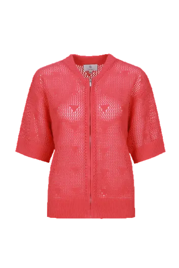 CS The Label vest Karna knit sunkissed coral