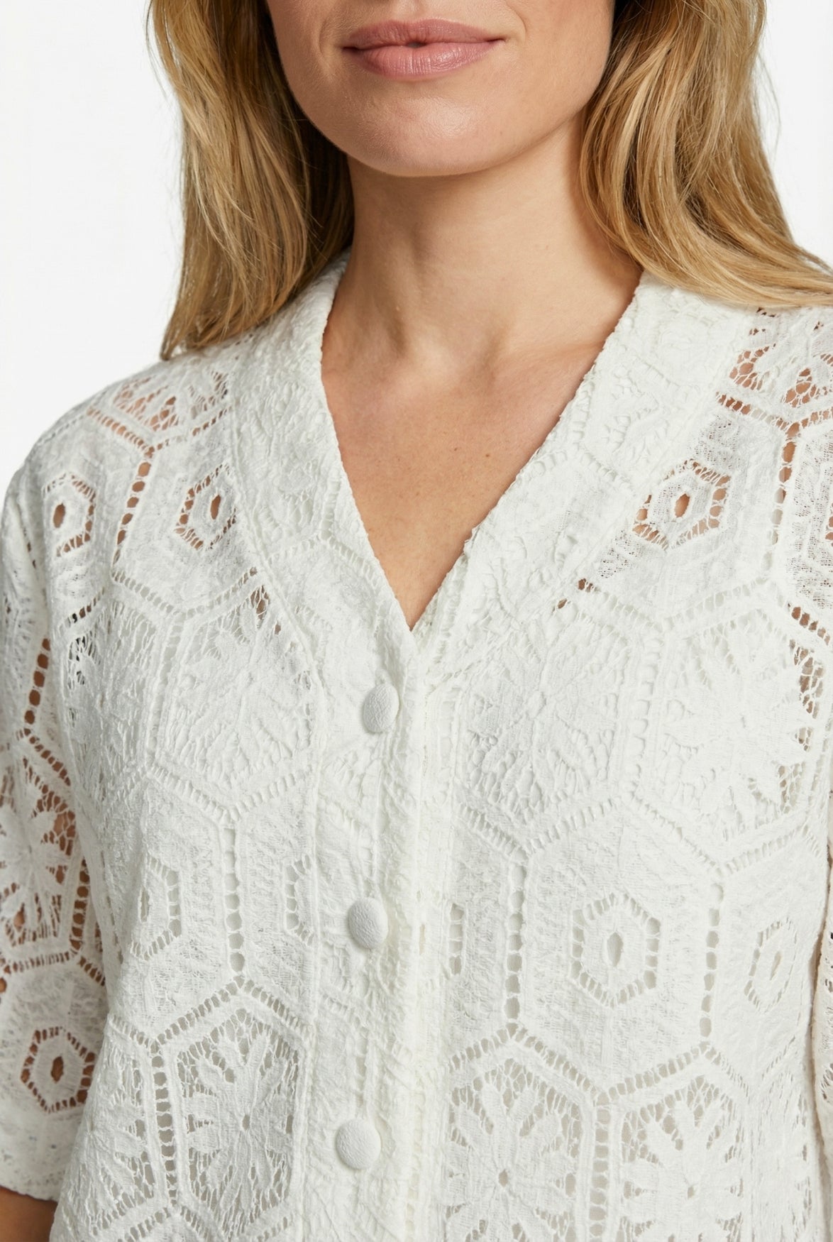 CS The Label blouse/vest Tola ecru