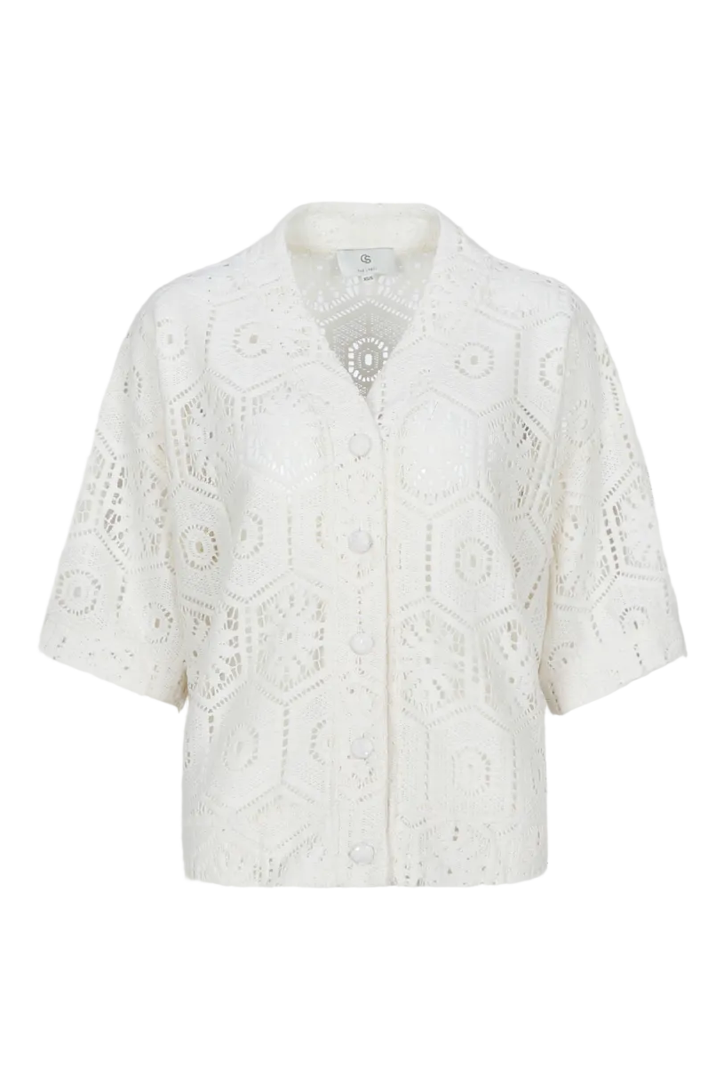 CS The Label blouse/vest Tola ecru