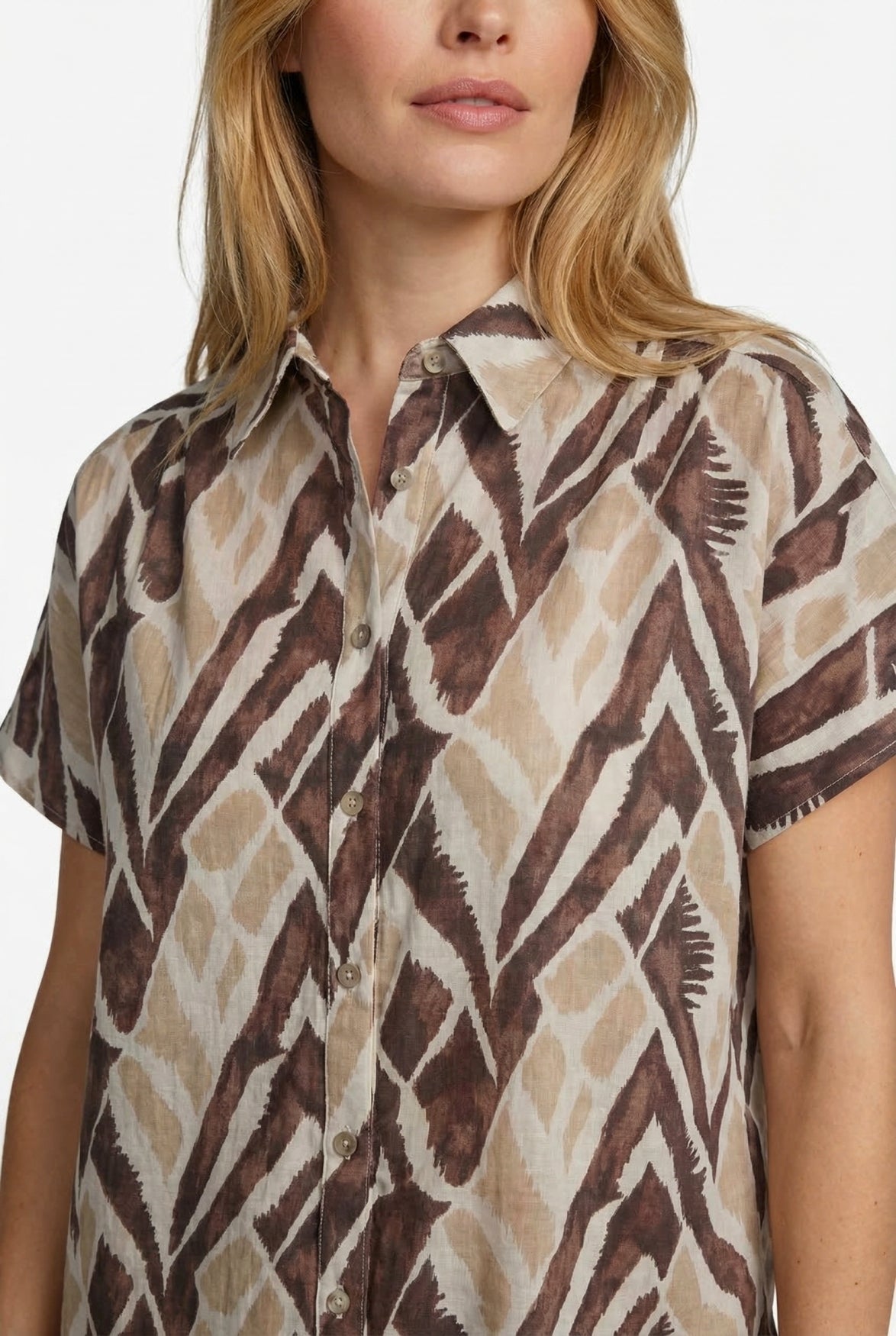 CS The Label blouse Lene sand/khaki