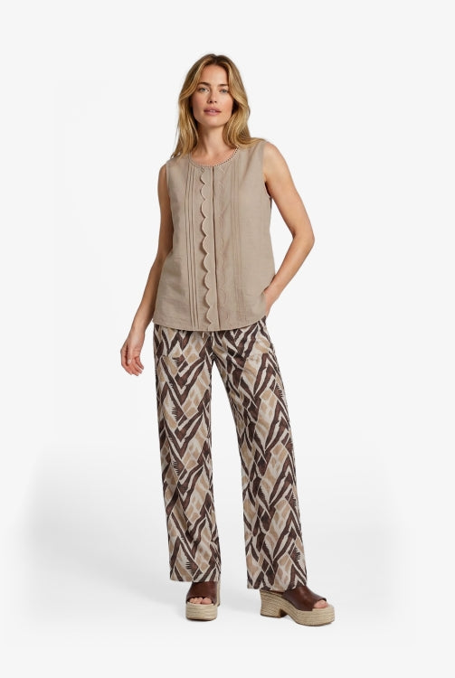 CS The Label broek Philine sand/khaki