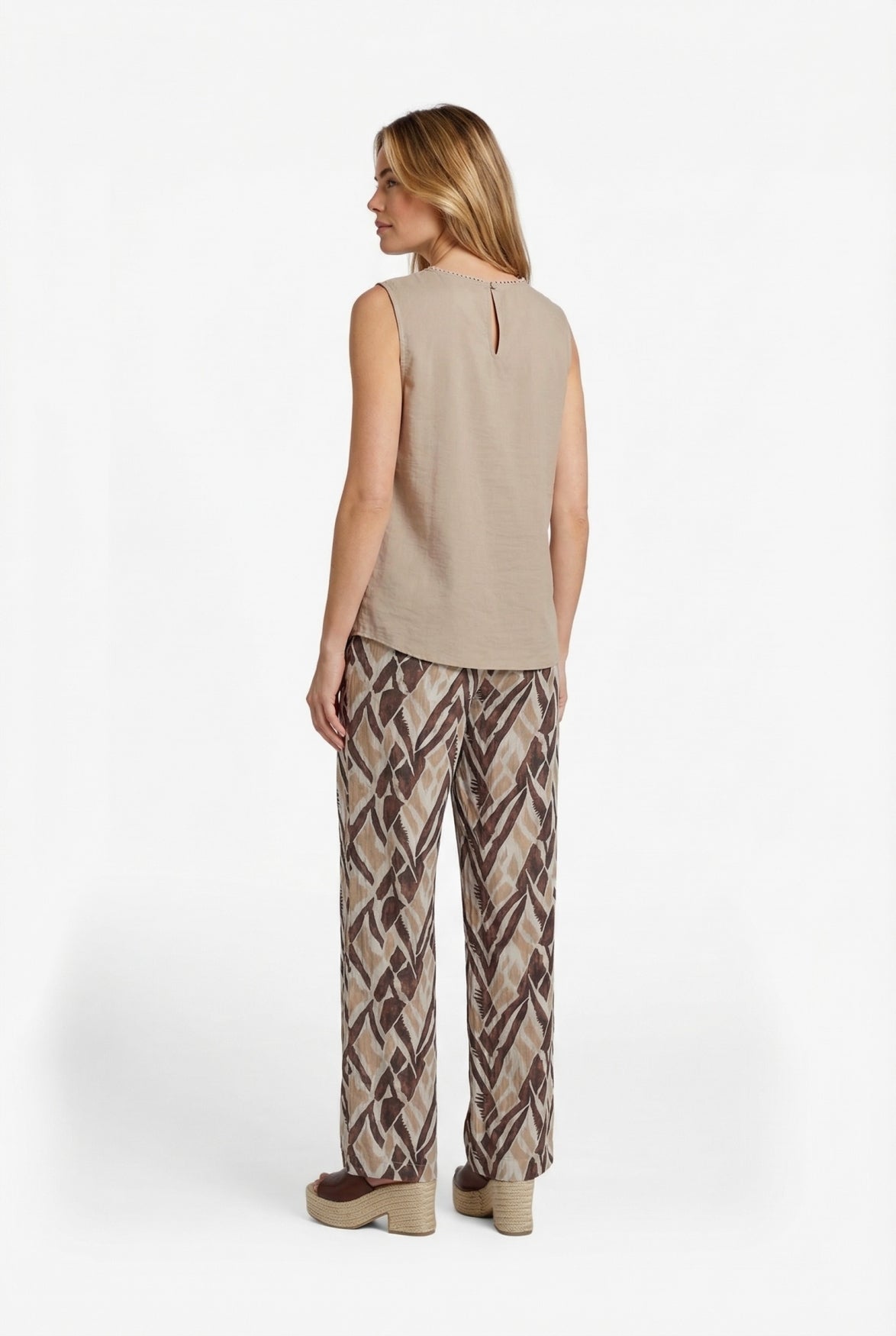 CS The Label broek Philine sand/khaki