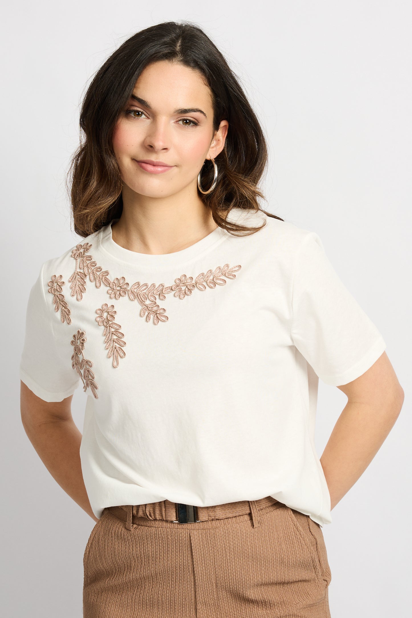 CS T-shirt Tika offwhite/latte