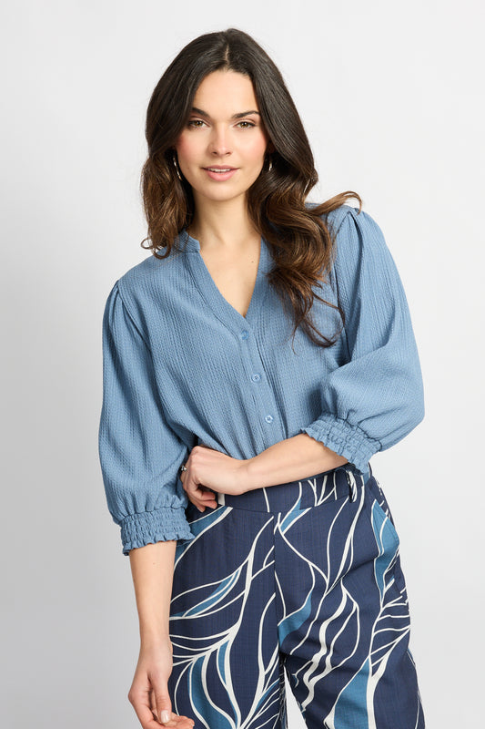 CS blouse Laila dusty blue