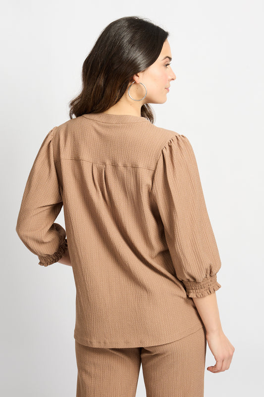 CS blouse Laila latte