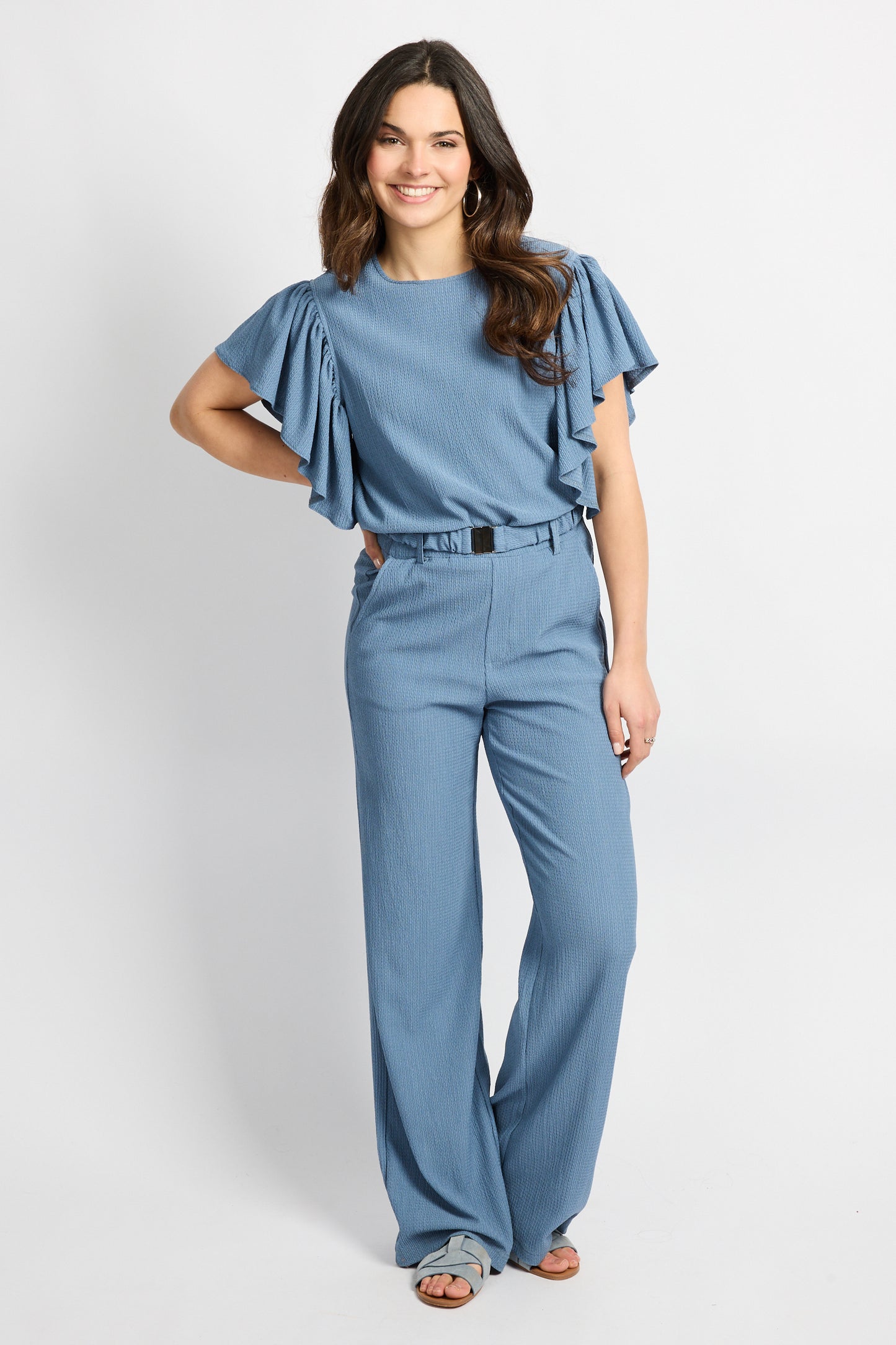 CS broek Presem dusty blue