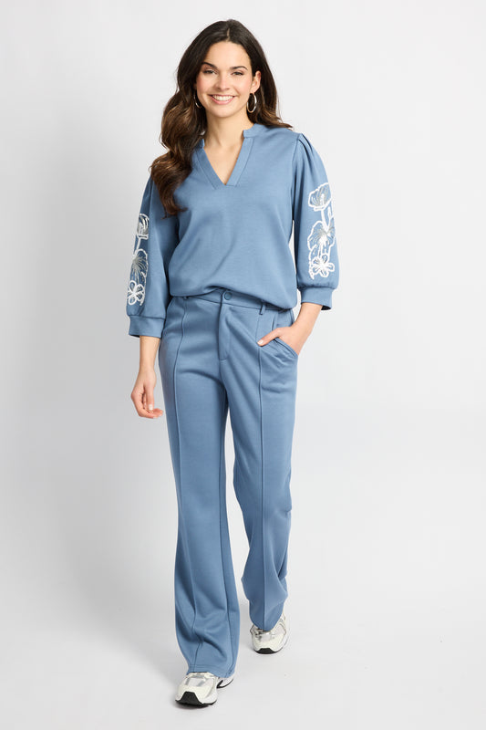 CS broek Cadence dusty blue