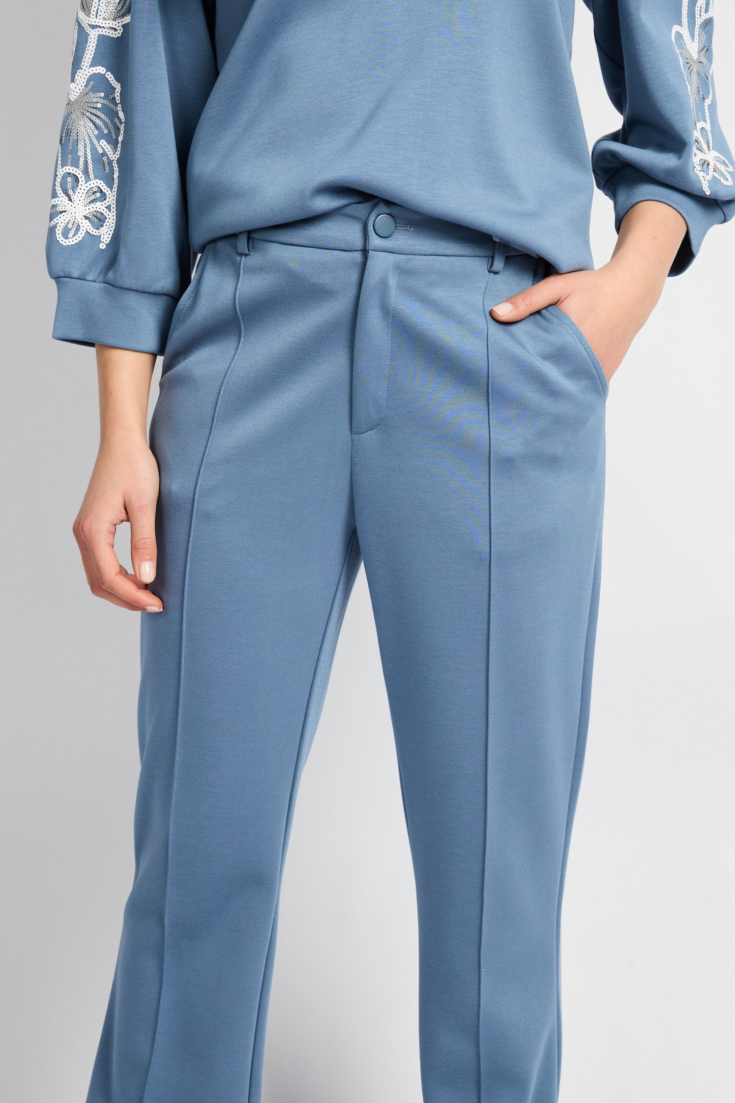 CS broek Cadence dusty blue