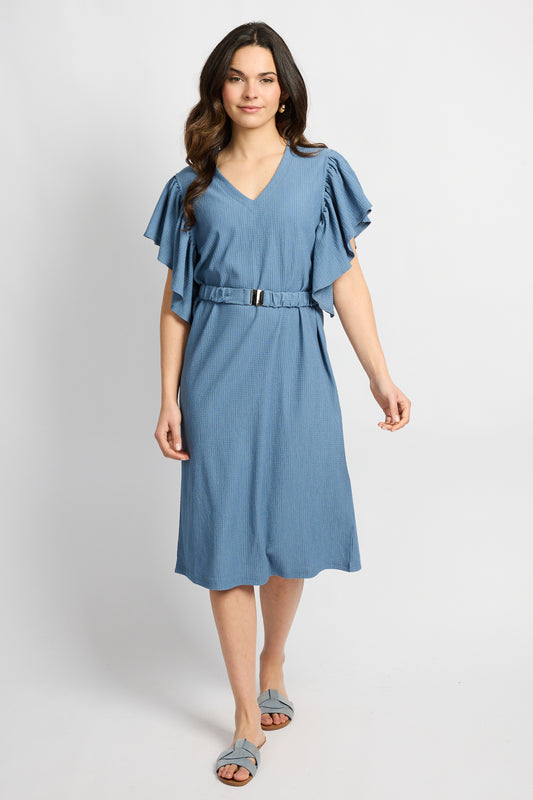 CS jurk Daisy dusty blue