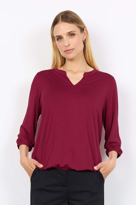 Soyaconcept top Marica 338 bordeaux
