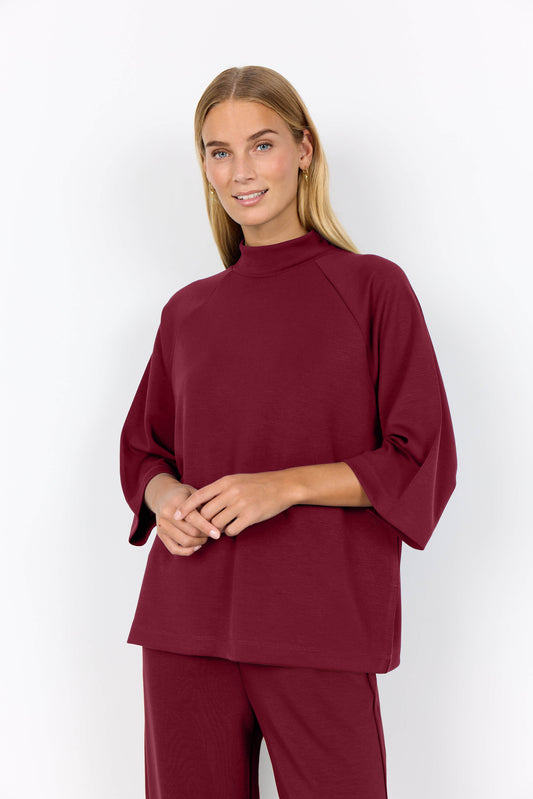 Soyaconcept trui Banu 261 bordeaux