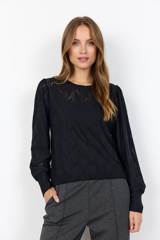 Soyaconcept top Athari 1 zwart