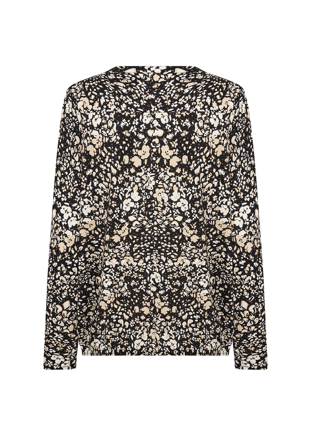 Soyaconcept top Felicity 532 zwart/beige