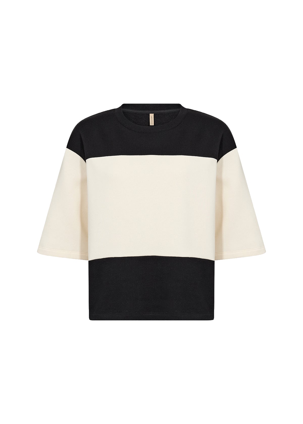 Soyaconcept sweater Angelin 7 zwart/roomwit