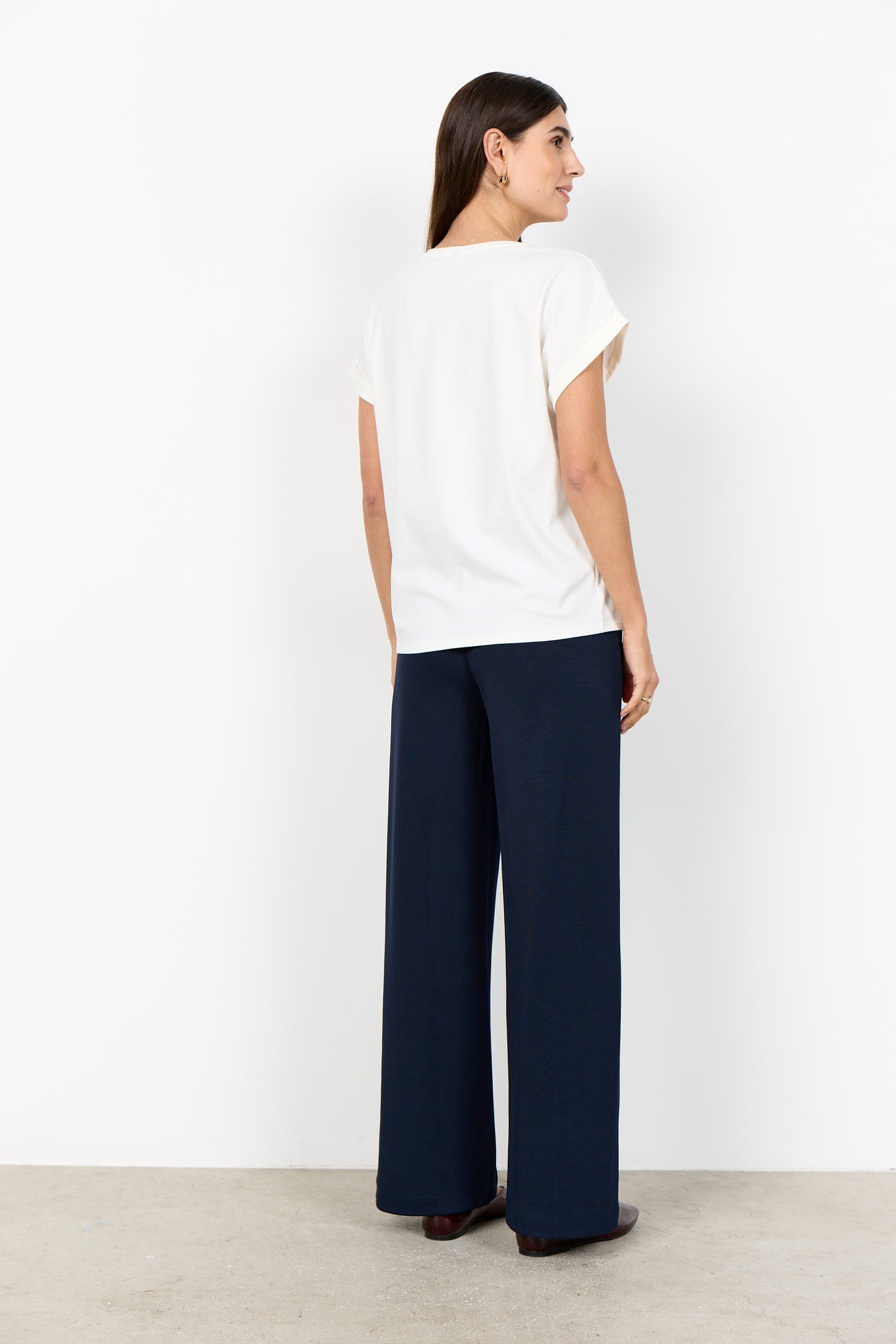 Soyaconcept T-shirt Rina FP 15 offwhite/blauw