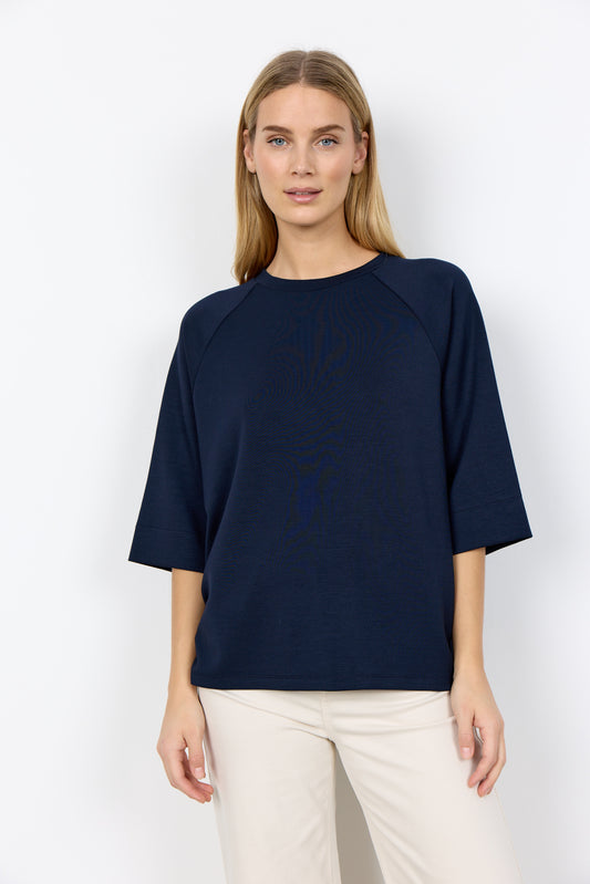 Soyaconcept trui Banu 288 donkerblauw