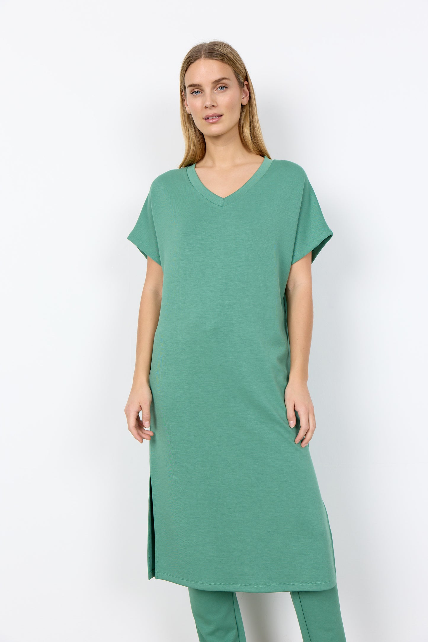 Soyaconcept jurk Banu 296 jadegroen