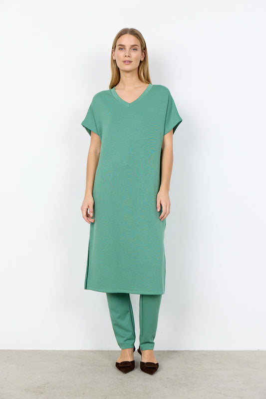 Soyaconcept jurk Banu 296 jadegroen