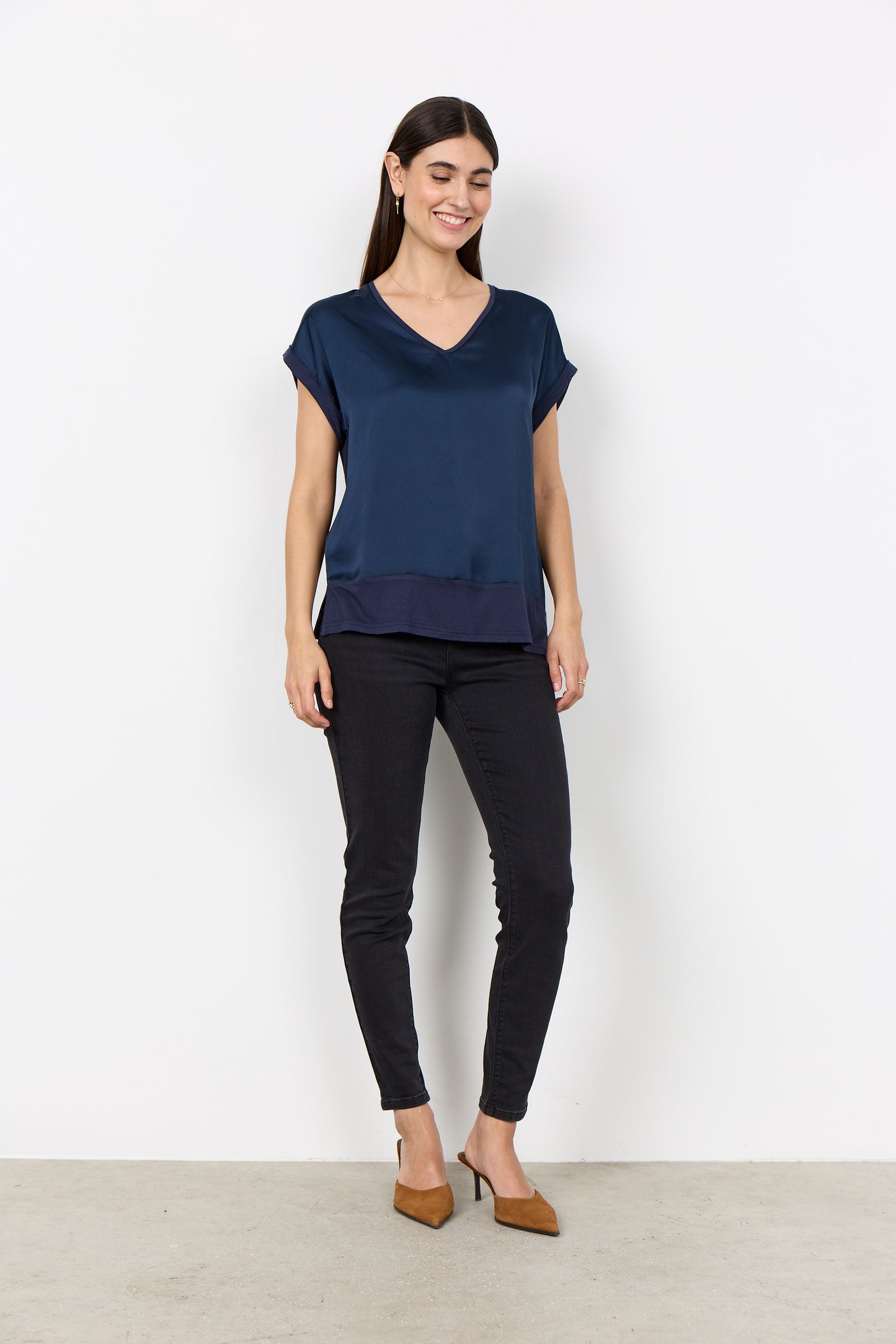 Soyaconcept top Thilde 52 donkerblauw