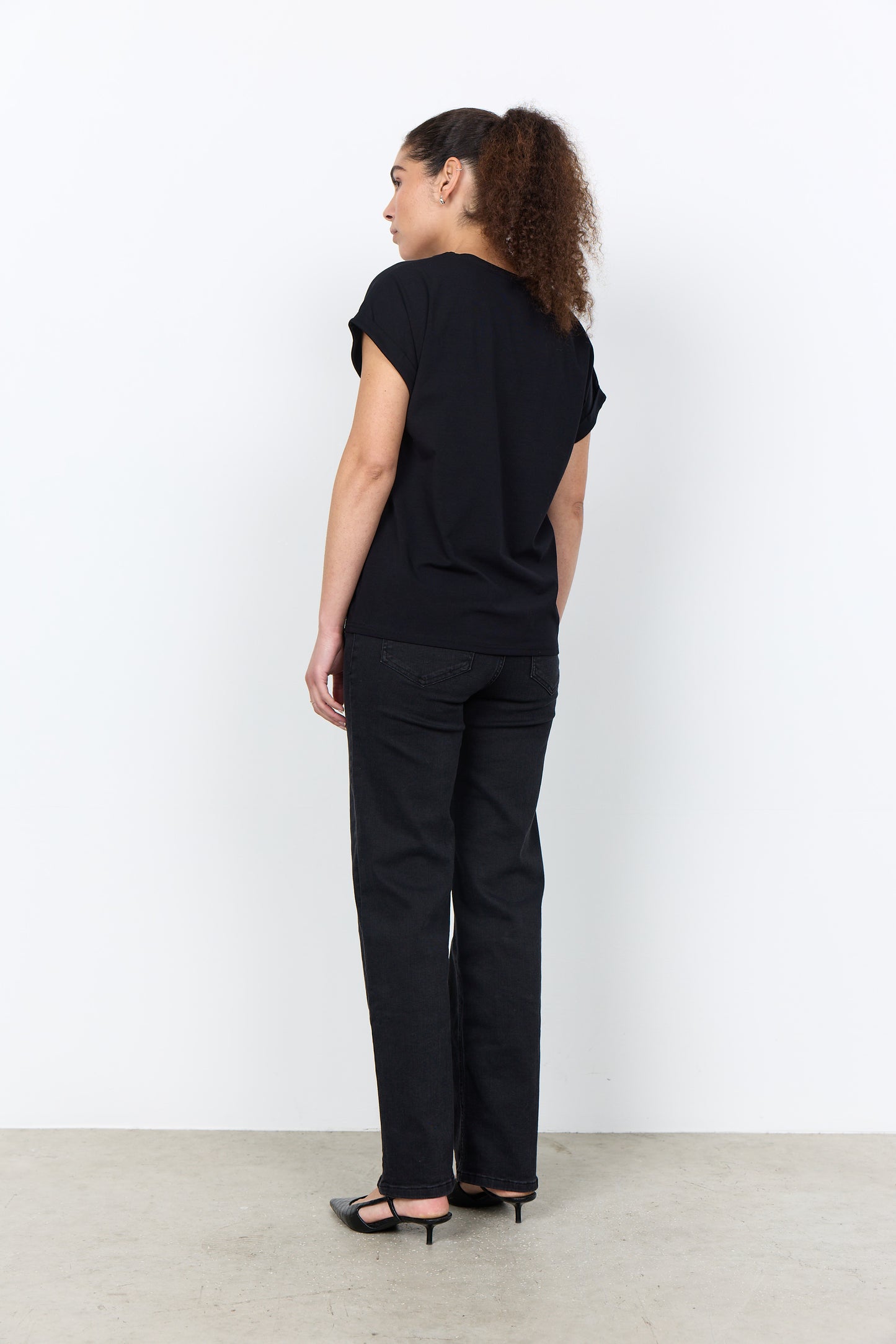 Soyaconcept T-shirt Rina FP 24 black/offwhite