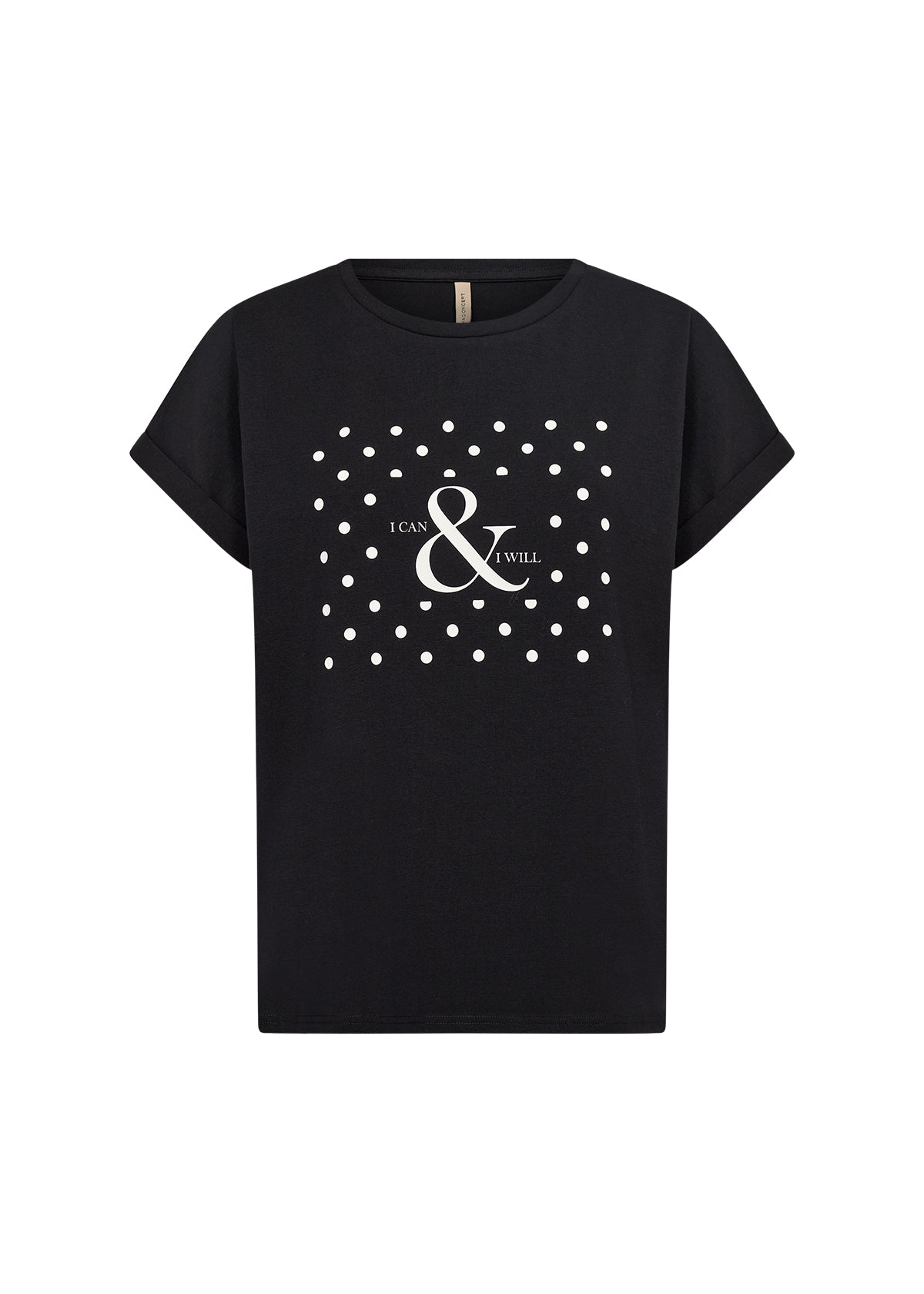 Soyaconcept T-shirt Rina FP 24 black/offwhite