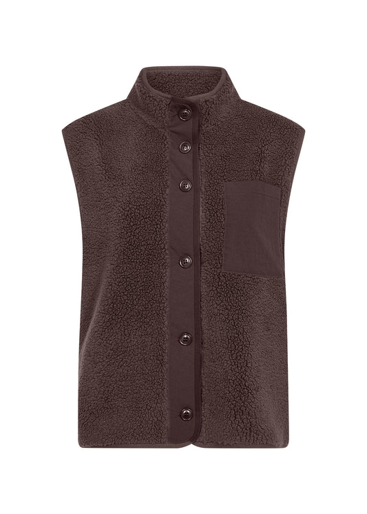 Soyaconcept gilet Onyx 14 bruin