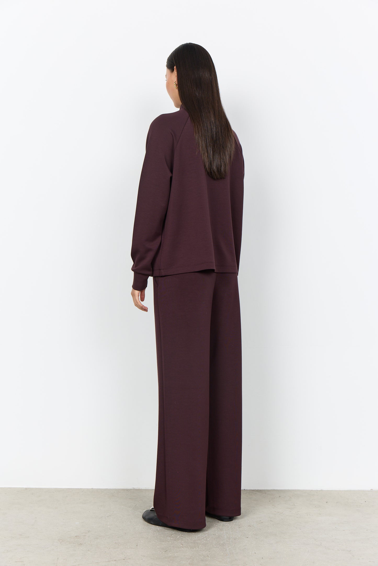 Soyaconcept trui Banu 332 aubergine
