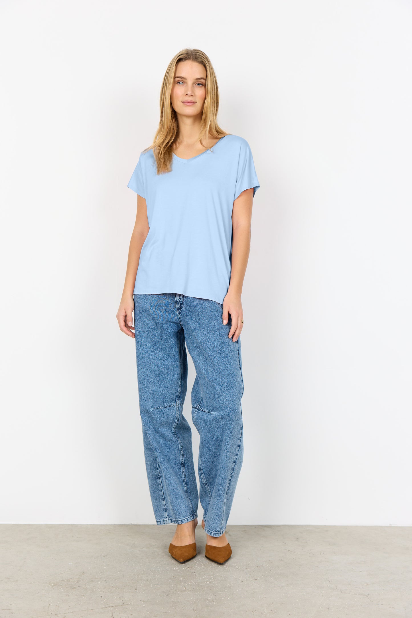 Soyaconcept T-shirt Marica 32 lichtblauw