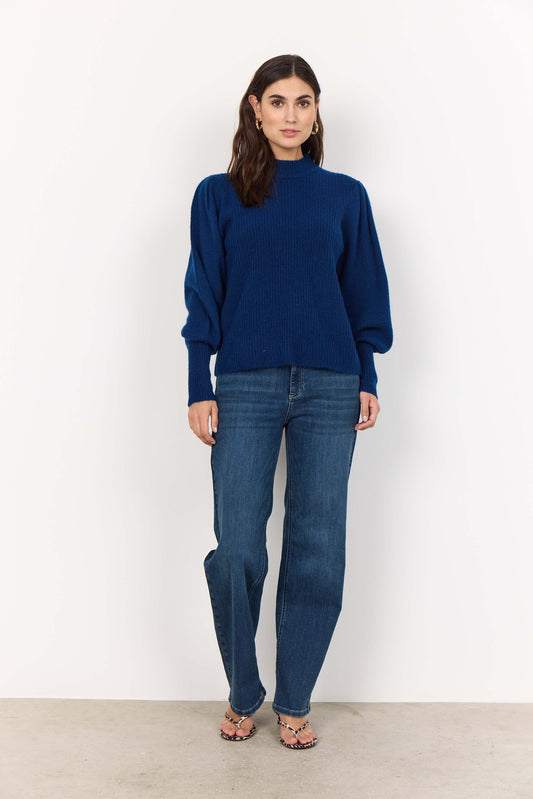 Soyaconcept trui Nessie 60 korenblauw