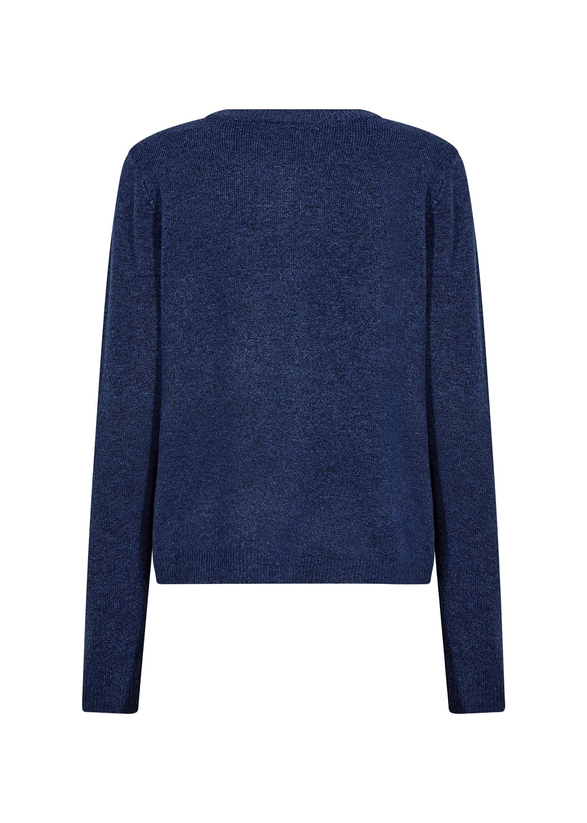 Soyaconcept vest Orlean 2 blauw melange