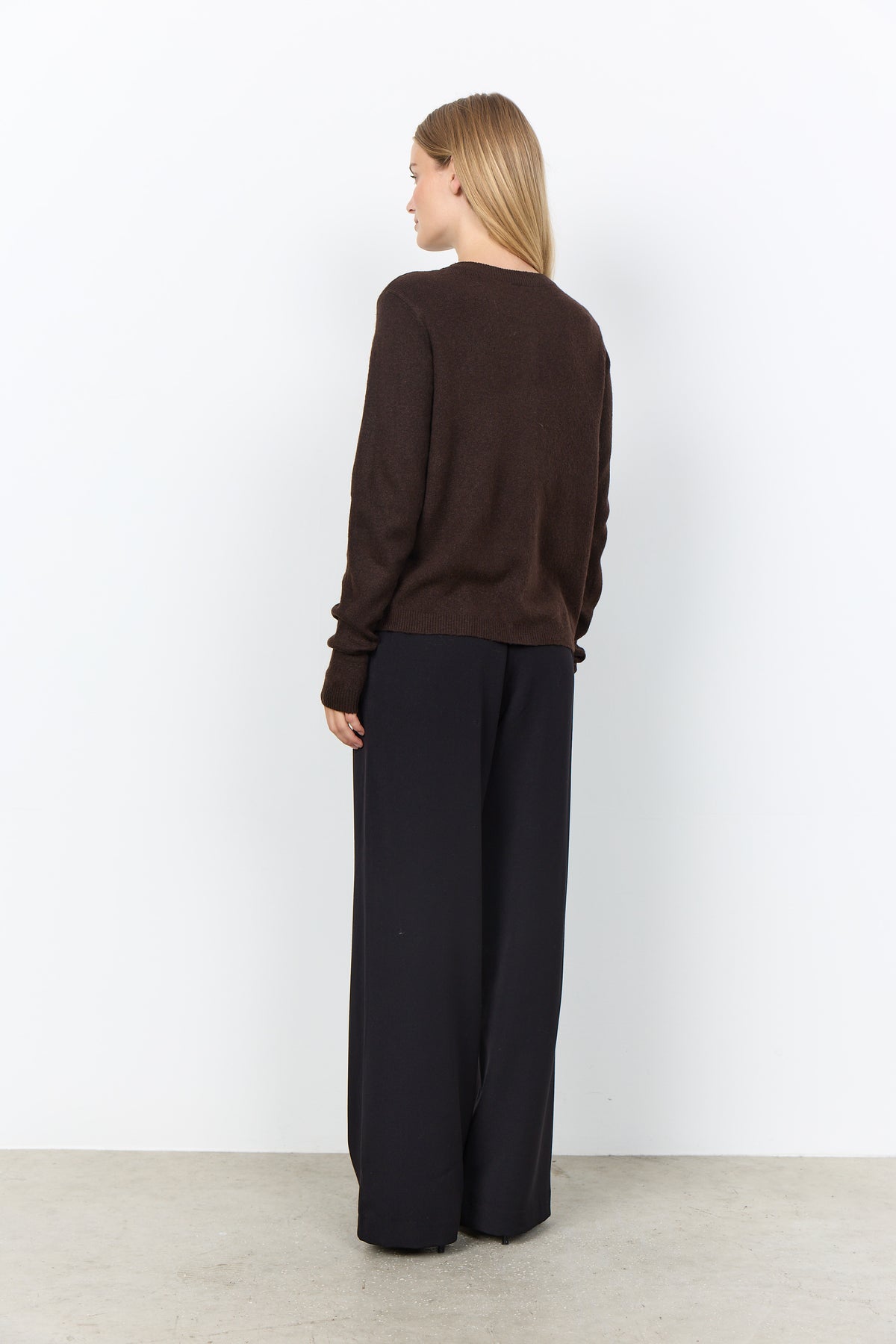 Soyaconcept vest Orlean 2 bruin melange