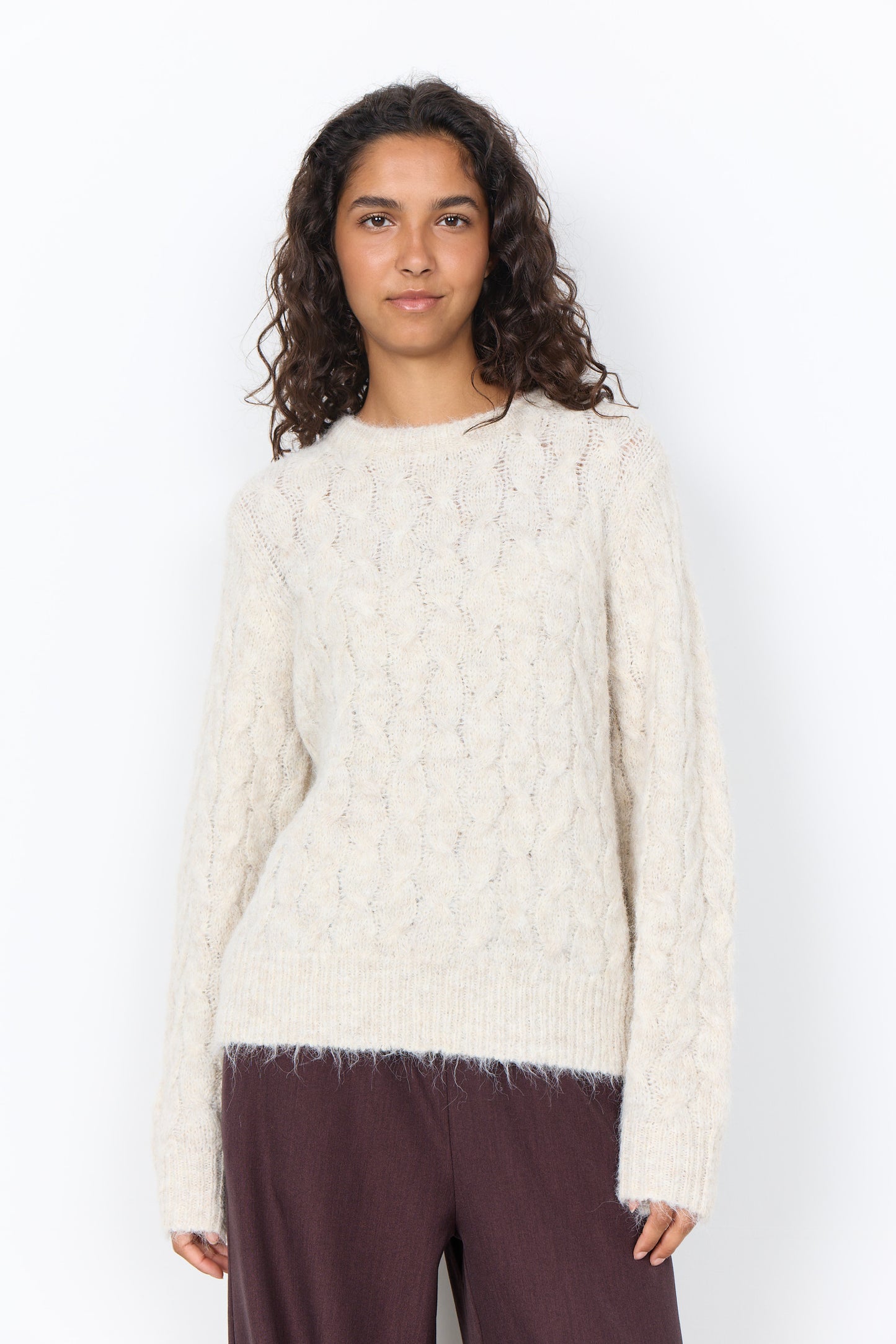 Soyaconcept trui Heida 1 off-white melange