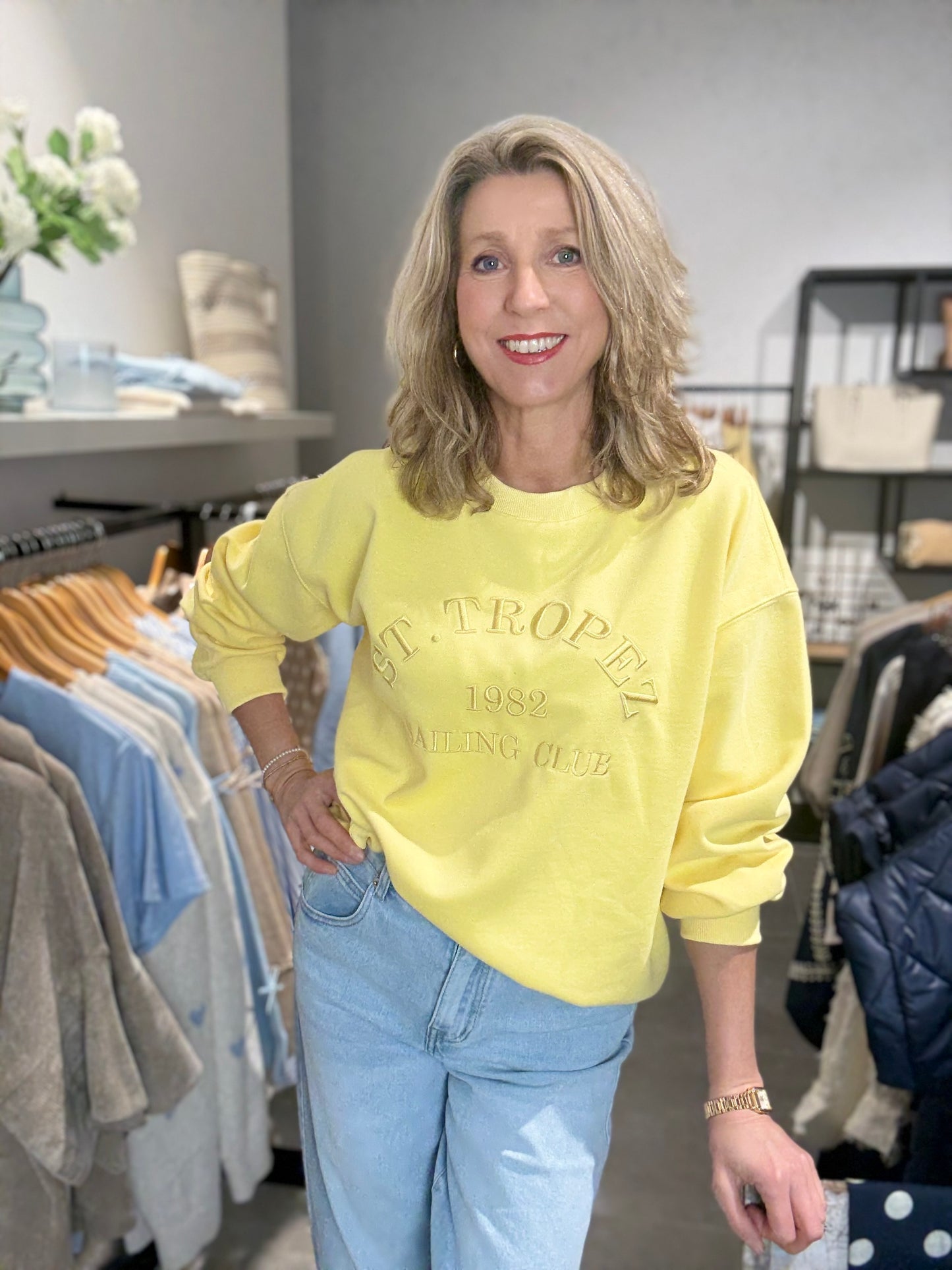 Moocci sweater St. Tropez geel