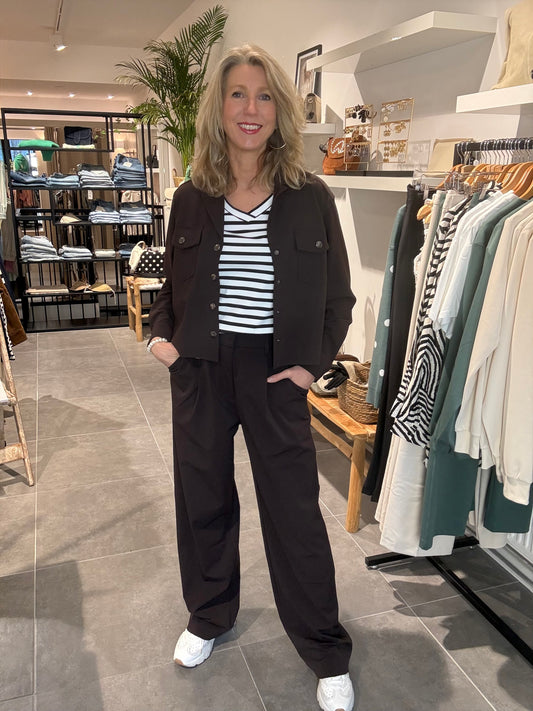 Mi Piace travelpants 202762A espresso