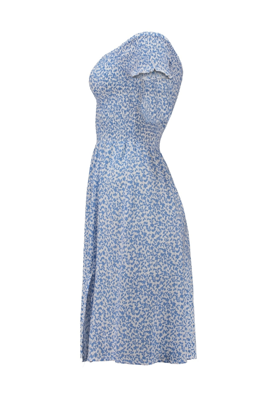 HL jurk Marielena blue flower