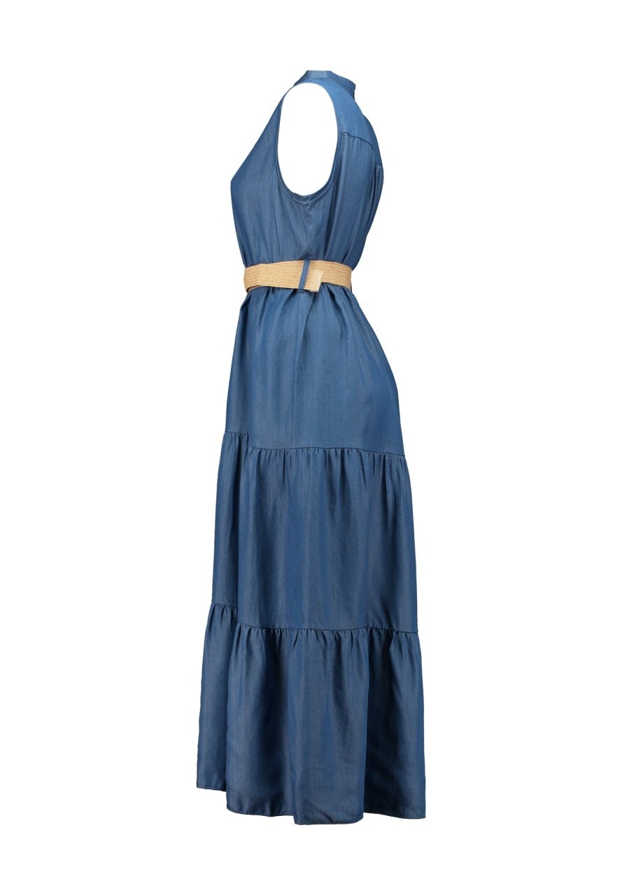 ZB jurk Anina jeanslook blue