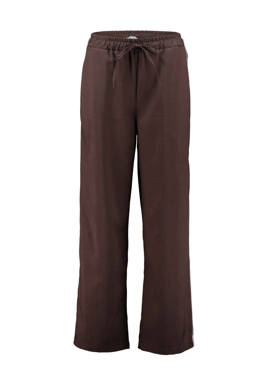 HL broek Ella coffee/white