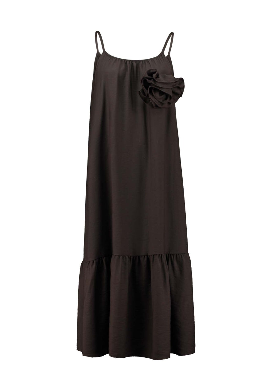 HL jurk Isola espresso
