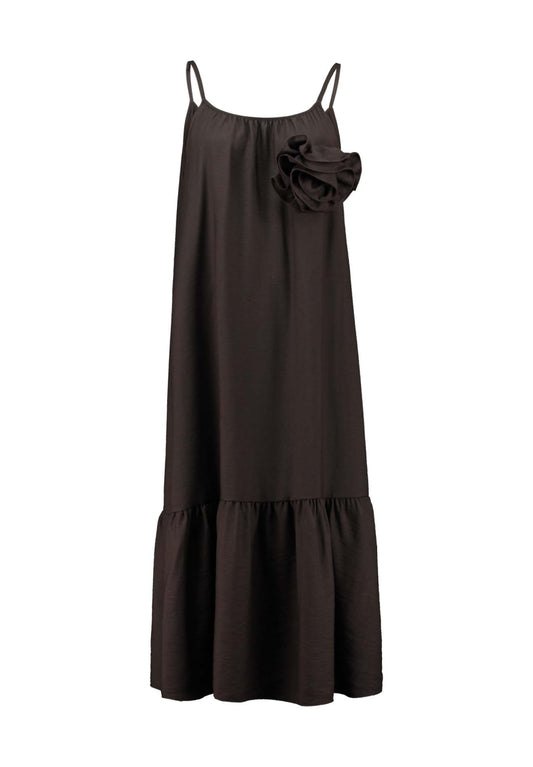 HL jurk Isola espresso