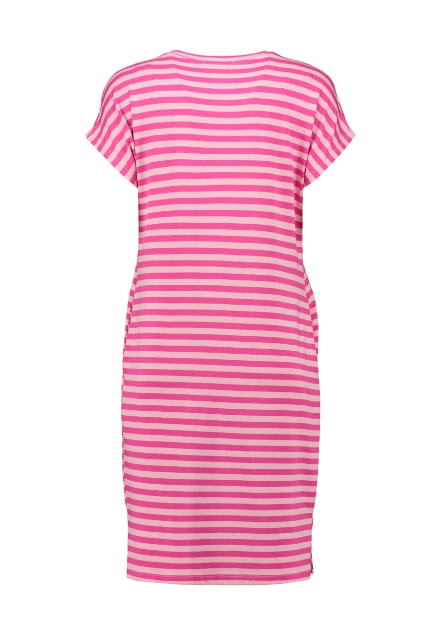 HL jurk Cleo pink stripe