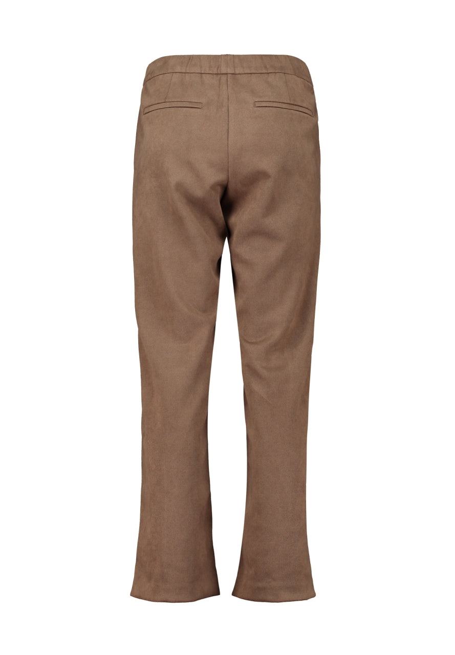 ZB broek Magdalena velours taupe