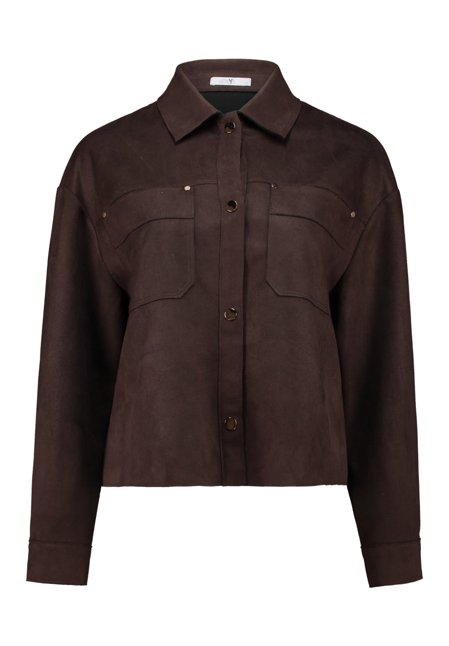 HL blouse Heather cocoa
