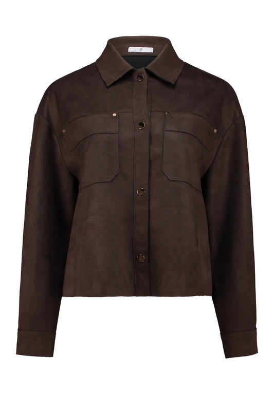 HL blouse Heather cocoa