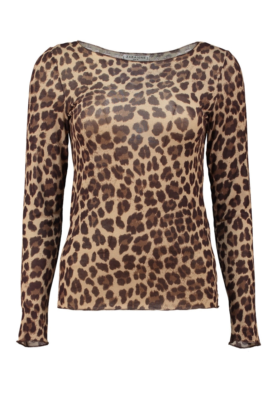 ZB top Kriniaa leopard coffee