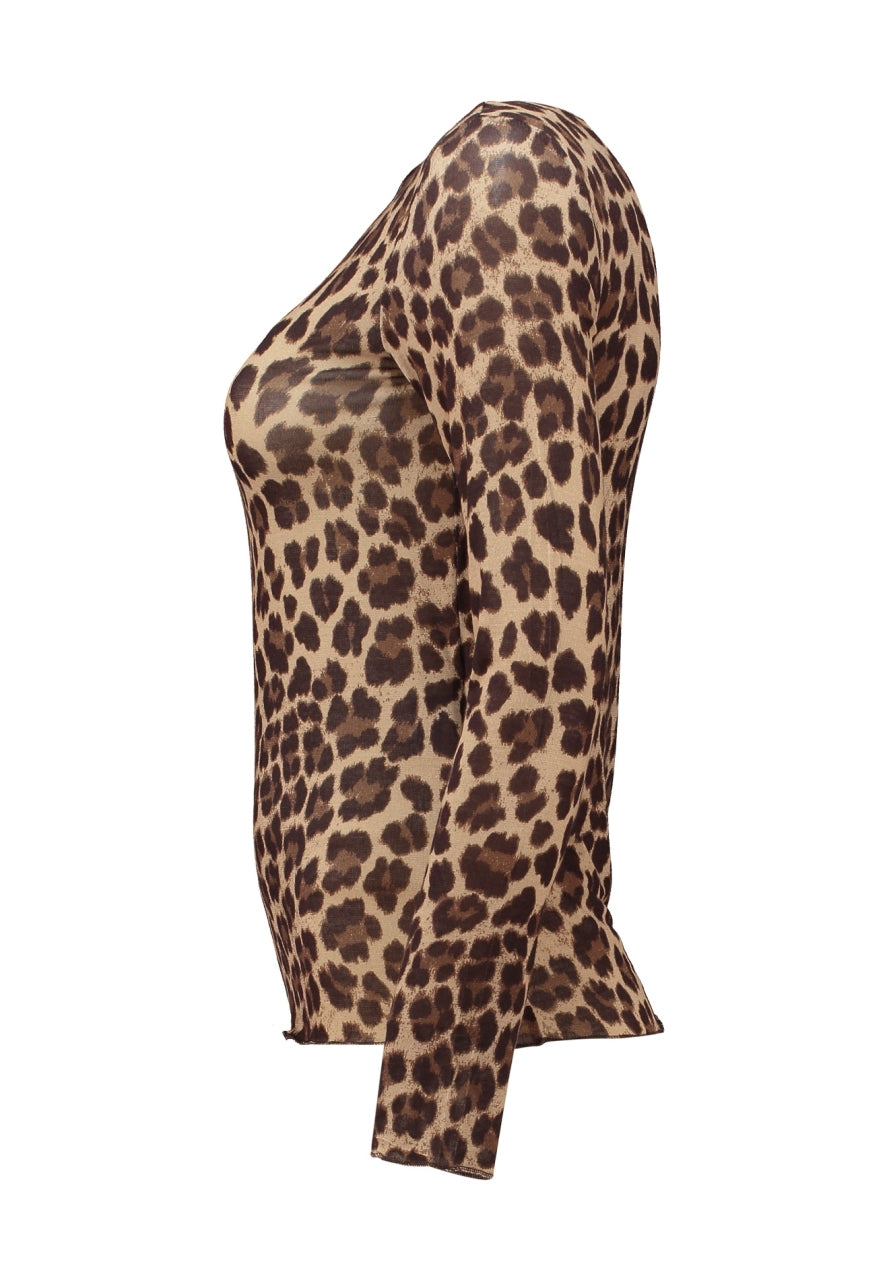 ZB top Kriniaa leopard coffee