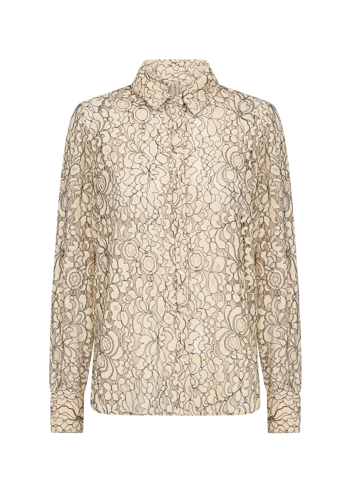 Soyaconcept blouse Nilla 2 creme/zwart