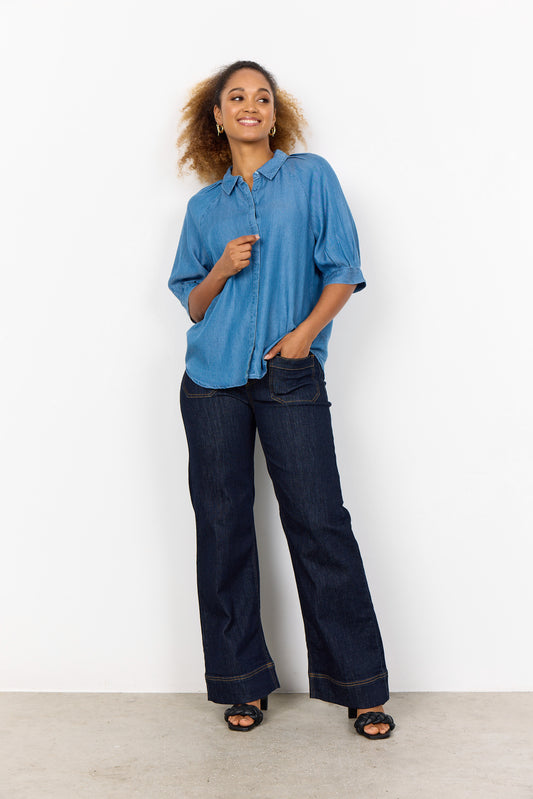 Soyaconcept blouse Liv 50 jeanslook
