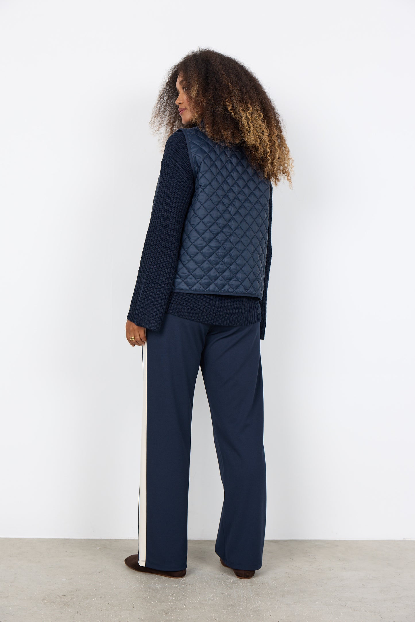 Soyaconcept gilet Benete 1 donkerblauw