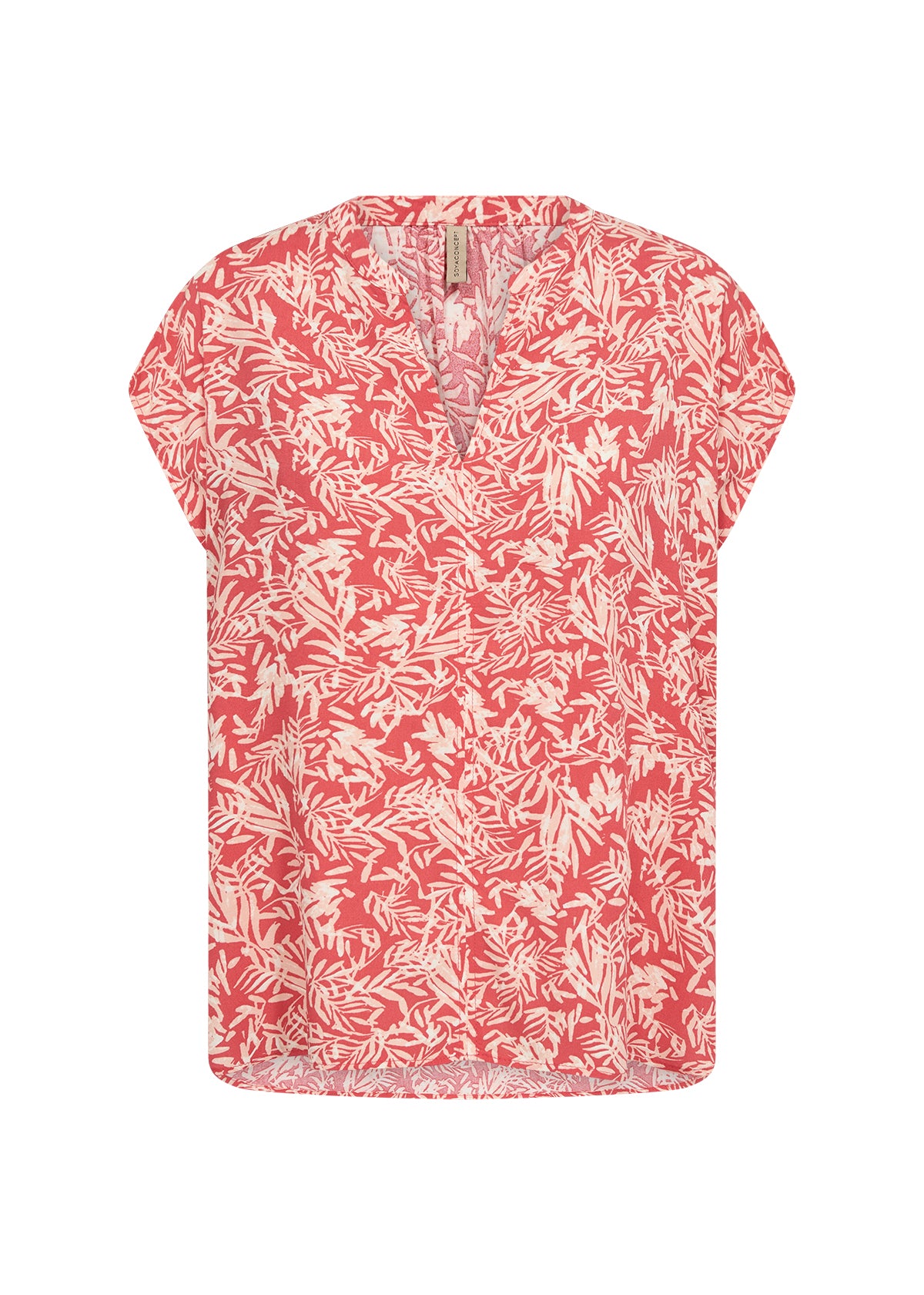 Soyaconcept top Faye 2 koraal/creme